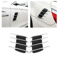 Air Flow Vent คู่รถภายนอก Hood ด้านข้าง Air Intake Flow Vent Shark Gills Outlet ตกแต่งสติกเกอร์