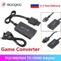 PS2/WII/N64 Ke Konverter Yang Kompatibel dengan HDMI Adaptor Konsol Game PS2 Ke WII Yang Kompatibel dengan HDMI Ke HD N64 Ke Konverter Yang Kompatibel dengan HDMI