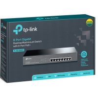 TP-Link (TL-SG1008PE) 8-Port Gigabit Desktop/Rackmount Switch with 8-Port PoE