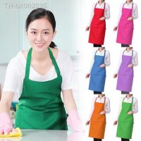 ✓♀ Fashion Canvas Kitchen Aprons For Woman Men Chef Work Apron For Grill Restaurant Bar Shop Cafes Beauty Nails Studios Uniform