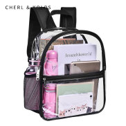C&K Transparent backpack large capacity PVC fashionable portable