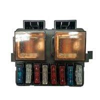 ﹉☾ Universal Car Boat Truck Audio 12V 2-Way Relay Fuse Box Holder with 8 Fuses Sturdy and robust construction