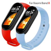 Bandpro Silicone Strap For Xiaomi MiBand 8 Smart Watch band Accessories Sport Replacement Bracelet for mi band 8 Soft Wristband Smartwatches