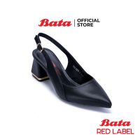 Bata บาจา รองเท้าส้นสูง Sling-back High Heels รองเท้าหุ้มส้นส้นสูง สูง 2.5 นิ้ว สำหรับผู้หญิง รุ่น Zuzanna สีดำ 6606270