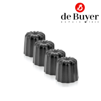 de Buyer 4718.05 Moules Cannele Bordelais set 4 dia 5.5cm / พิมพ์คาเนเล่