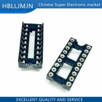 ♀◑۞ 10PCS DIP-18 Round Hole Square hole 18 Pins 2.54MM DIP DIP18 IC Sockets Adaptor Solder Type IC Connector