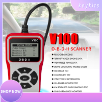 รถเครื่องสแกน OBD-II อเนกประสงค์ O-B-D รถที่แสดงอาการผิดปกติเครื่องอ่านโค้ด O-B-D E-O-B-D 2สามารถวินิจฉัยเครื่องมือสแกนสำหรับ O-B-D โปรโตคอลรถยนต์ II ตั้งแต่1996 O-B-D สากล II