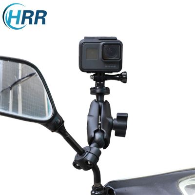 Motorcycle Handlebar Rear Mirror Mount for Gopro 10 9 8 7 6 5 Session Max Insta360 One R X2 X AKASO Sony DJI OSMO Action Camera