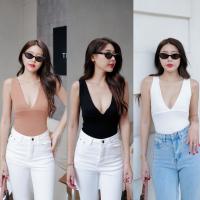 Someone bodysuit▼ บอดี้สูทผ้าเรย่อน2ชั้น ผ้าดีและเนื้อพรีเมียมแบบหนัก intuon