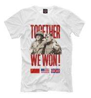 Together We Won! Wwii Allied Powers On May 9 Victory T-Shirt. Summer Cotton Short Sleeve O-Neck Mens T Shirt New S-3Xl - T-Shirts - Aliexpress