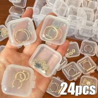 【CW】┅◊  Plastic Storage Transparent Earrings Rings Jewelry Organizer