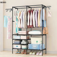 Simple Coat Rack Floored Clothes Hanger Bedroom Wardrobe Closet Clothing Drying Racks porte manteau kledingrek perchero de pie