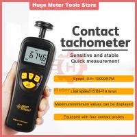 AR925 Digital Tachometer Contact Motor Tachometer RPM Meter Digital Tach Speedometer 0.05 ~ 19999.9 Mmin Smart Sensor Tools