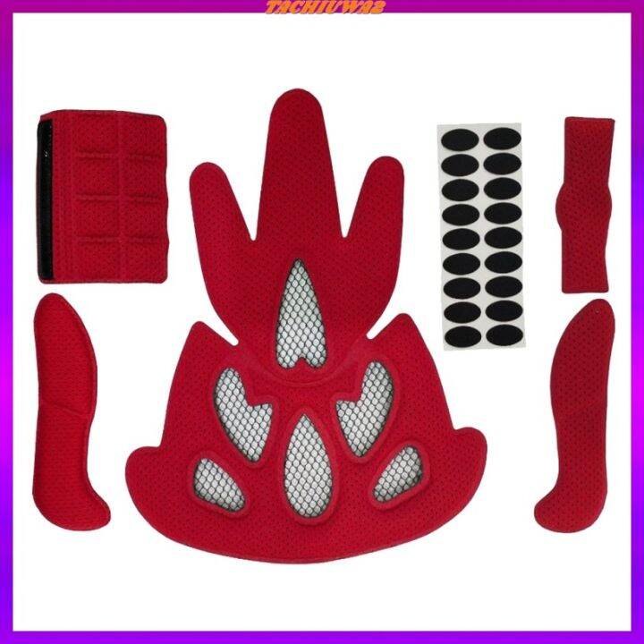[TACHIUWA2] Helmet Padding Foam Kit Bike Helmet Pads Replacement