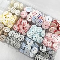 New 12.5mm 15mm Buttons Childrens Clothing Candy Color Buttons Color Two Eye Buttons for Wedding Decor Sewing Accessories Haberdashery