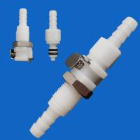 ☾∋☫ 3/16 1/4 Quick Coupling Male Insert Femal Coupling Body Panel Mount Hose Barb Shut-off Valve Quick Disconnect Connector M series