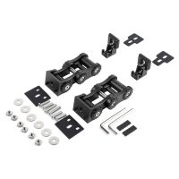 Aluminum Hood Catch Lock Latch Kit for Jeep Wrangler JK 2007-2017 Accessories, 2PCS Black