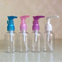 【YF】☑卐  50ml PET Transparent Bottle With Screw Cap Plastic Pressed Refillable Bottles Shampoo Protable