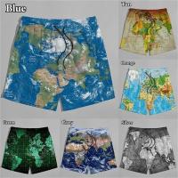 World Map 3D Printing Beach Shorts Fashion Cool Street Style Short Pants Casual Fun Summer Shorts Swim Trunks Hombre Ropa Cheap