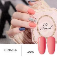 CHAR ZIEG gel polish ยาทาเล็บเจล สีเจล สียาทาเล็บเจล เนื้อสีแน่น ติดทนนาน 15 ml. รหัส 080(สีเจลต้องอบด้วยเครื่องUV/LEDเท่านั้น ไม่สามารถแห้งเองได้)