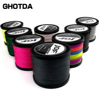 JOF 8 Strand/4 Strand Super Strong PE Braided Fishing Line Multifilament Cord 500M 300M Braid Wire