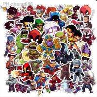 10/30/50Pcs/Set Cartoon Disney Marvel Stickers The Avengers Luggage Skateboard Guitar Laptop Waterproof Sticker Kids Toys