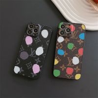 NEW Yayoi Kusama luxury for iPhone 14 14Plus 14Pro 14ProMax case Leather phone case 13 13Pro 13ProMax 12promax apple iphone case practical 7p xs max xs 11 iphone 12pro girl luxury iphone case 11pro max new iphone drop-resistant XR hardshell LOGO Upgraded