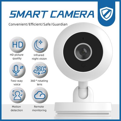 ZZOOI Portable Camera WiFi Baby Monitor 1080P Mini Indoor Camera AI Tracking Audio Video Surveillance Smart Camera Home Security#g3