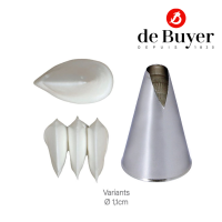 de Buyer 2115 Stainless Steel Saint Honore Nozzle / หัวบีบเค้ก