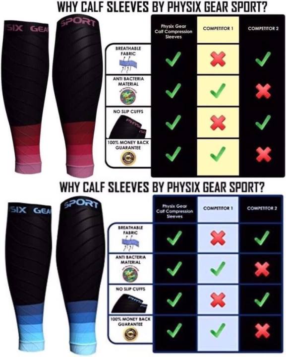 calf-sleeves-ปลอกขาใส่วิ่ง-ปลอกขาฟุตบอล-ปลอกขายาว-ปลอกขาแบบยาว-ปลอกขากันแดด-uv-ปลอกขา-ปลอกรัดน่อง-ถุงเท้ายาว-มี-2-สี-t0265-t0322