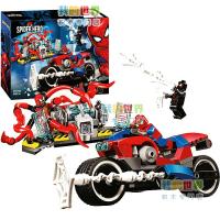 LEGO Spider Motorcycle Rescue Mission 76113 Chivalry Building Block Toy Boy 7-9 Years Old