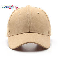 Cozy Up Unisex หมวกเบสบอลแฟชั่น Soft Top Casual Cotton Solid Color