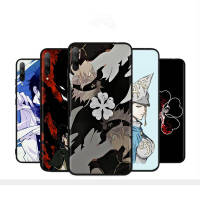 Black อ่อนนุ่ม ซิลิโคน เคสโทรศัพท์ หรับ Samsung A72 A02S A02 2 A52 A03 A33 A12 A32 M02 A42 A73 A03S A53 A22 A13 Quantum Core H-16 Black Clover