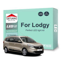 11ชิ้น LED มหาดไทยหลอดไฟชุดสำหรับ Dacia Lodgy 2013 2014 2015 2016 2017 2018 2019 2020 2021รถโดมลำต้น C An BUS ไม่มีข้อผิดพลาด