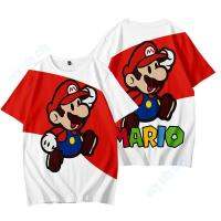 Super Mario Casual Short Sleeve T-Shirt For Adults/Teens Unisex