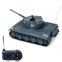 JSXuan Simulation German RC Tiger Tank 14 CH 1:72 Remote Control Simulated Panzer Mini Tanks For Child Toy kids gift