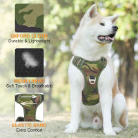 Durable No Pull Pet Military K9 Dog Tactical Harness Vest Padded Reflective Training Quick Release Harness For Large Medium Dog