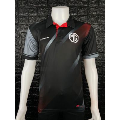 MOTOSHIRT เสื้อโปโล MG-A04-20 เสื้อพิมพ์ลาย เสื้อคอปกแขนสั้น