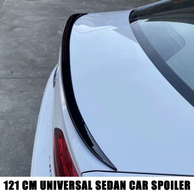121 CM Universal Spoiler For Sedan Car Wing Trunk For BMW E36 E46 E60 G20 Tesla Model Y 2023 Accessories Audi A6 C7 Passat B8 Cl