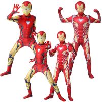 Marvel Iron Man คอสเพลย์เครื่องแต่งกายชุดบอดี้สูทเด็ก Jumpsuit Avengers Superhero ฮาโลวีน Carnival Party Cosplay เครื่องแต่งกายสำหรับเด็ก