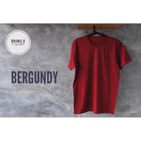 DSL001  เสื้อผู้ชายเท่ๆ เสื้อผู้ชายวัยรุ่น เสื้อยืดสีพื้น Bergundy (สีแดงเลือดหมู) **ไม่มีการเย็บตะเข็บข้างตัวเสื้อ** เสื้อยืดผู้ชาย เสื้อยืดราคาถูก