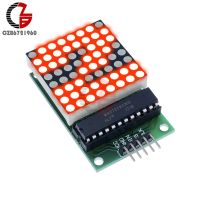 Max7219 Led Dot Matrix โมดูลอินเทอร์เฟซ5V อินพุต8X8เอาต์พุตเอาต์พุตแคโทดทั่วไปสำหรับ Arduino ควบคุมโมดูล Mcu สีแดงจอแสดงผลแอลอีดีโมดูลอินเทอร์เฟซ5V