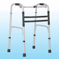 อุปกรณ์ช่วยเดินประเภทเคลื่อนสลับ บาร์คู่ ชนิดพับได้ Flamingo   Flamingo Reciprocal Folding Walker Double Bar