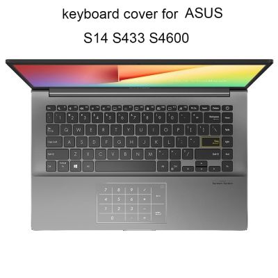 Keyboard Covers 2020 for ASUS Vivobook S14 S433 S4600 14 X413 F413 K413 TPU laptop keyboards dust cover soft silcone transparent Keyboard Accessories