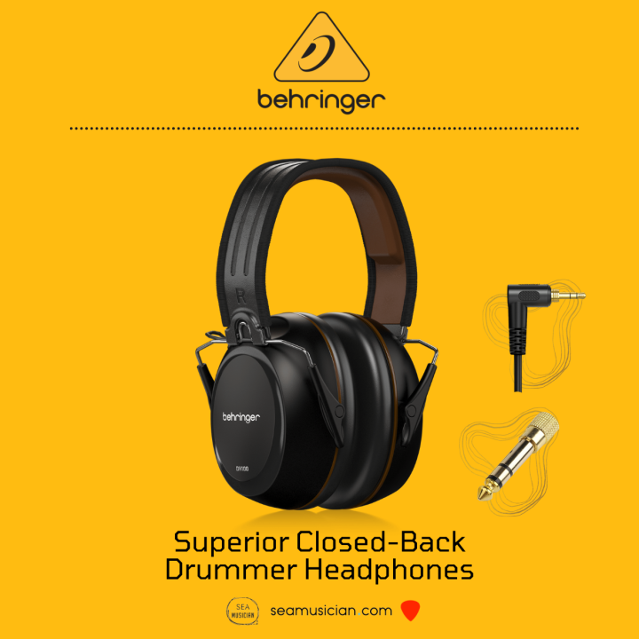 BEHRINGER DH100 PROFESSIONAL DRUMMER HEADPHONE (DH 100/DH100) Lazada
