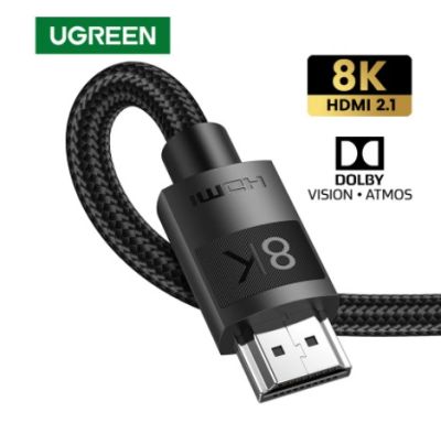 Ugreen HDMI 2.1 Cable Ultra High-speed 8K/60Hz 4K/120Hz for Xiaomi Mi Box PS5 HDMI Splitter Cable HDMI Dolby Vision 48Gbps HDMI