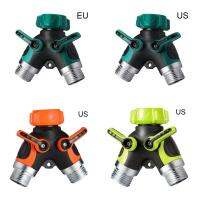 [HOT BEIJMKLHIW 547] 2 Way Heavy Duty Garden Tap Hose Splitter Y Connector ผู้จัดจำหน่ายปิดวาล์วน้ำ