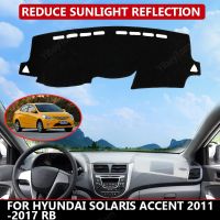 Car Dashboard Cover for Hyundai Solaris Accent 2011-2017 RB Mat Protector Sun Shade Dashmat Board Pad Auto Carpet