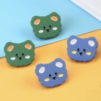 FCXDG 10pcs Childrens Clothing Buttons Super Cute Bear Shape Clothes Decoration Buttons Kids Coat Jacket DIY Sewing Buttons Haberdashery