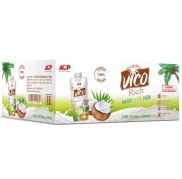 Thùng 24 Hộp Nước Cốt Dừa Vico Rich 330ml - Nguyên Chất